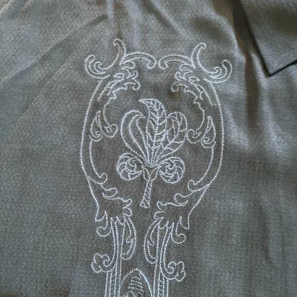 Tommy Bahama Silk Button Down Shirt Men’s XL Blue - Picture 2 of 7